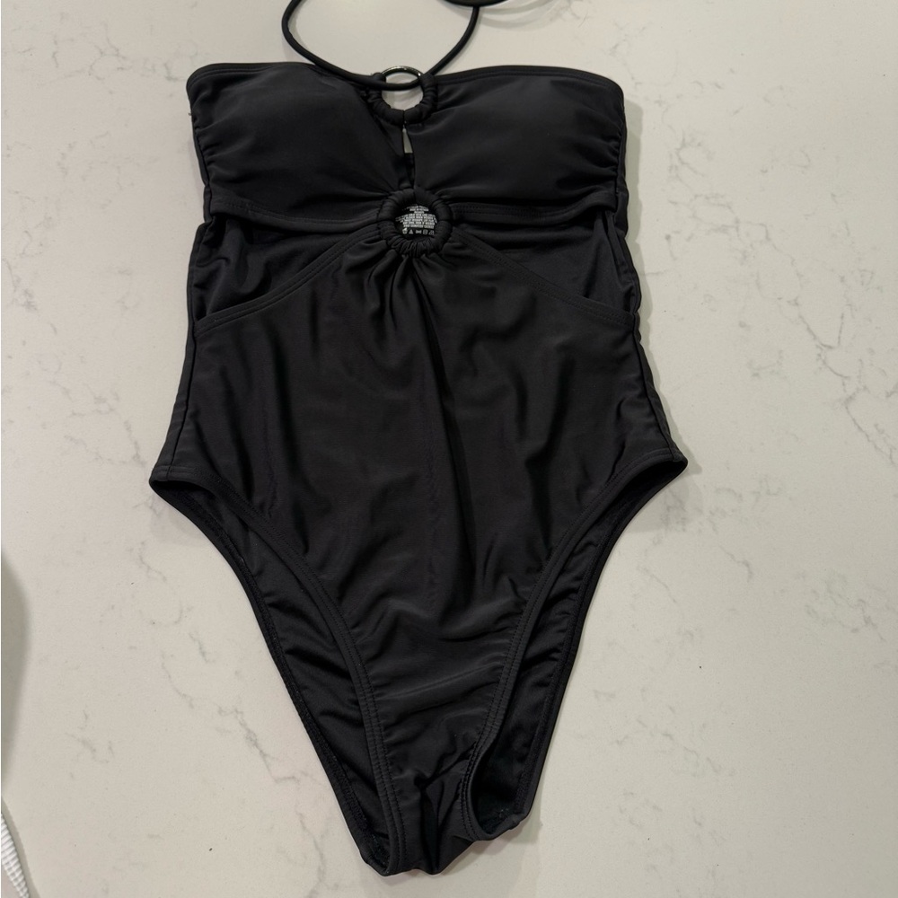 Aeropostale one piece with cut outs